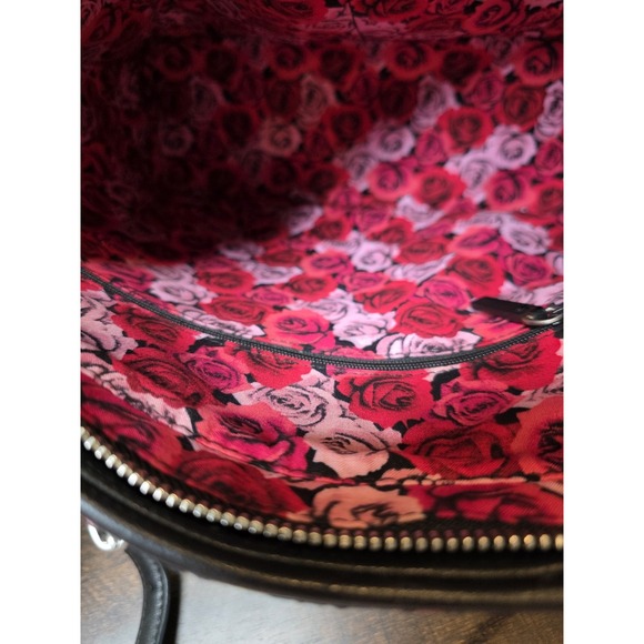 Vera Bradley Day Off Satchel Havana‎ Dots Black Pink Shoulder Bag Handbag Purse - Picture 12 of 16